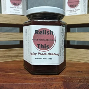 🍑 Spicy Peach Chutney